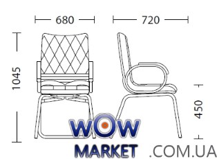 кресло красное офисное купить